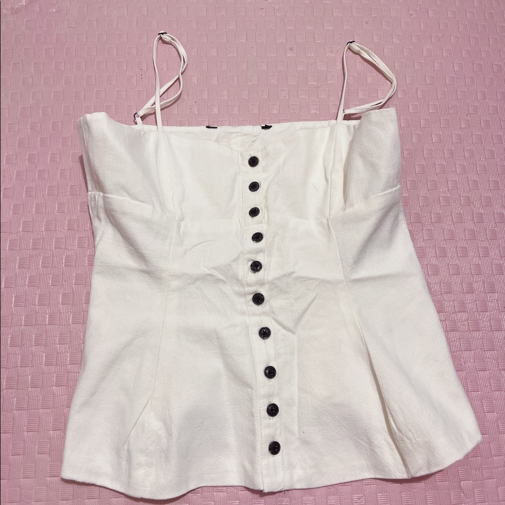 Button Tank Top - Picture 4 of 4